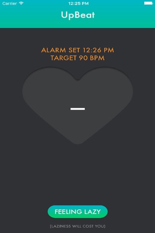 UpBeat Heart Alarm - Minute Workout Challenge Run screenshot 3