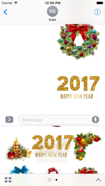 New Year Stickers Pack for iMessage