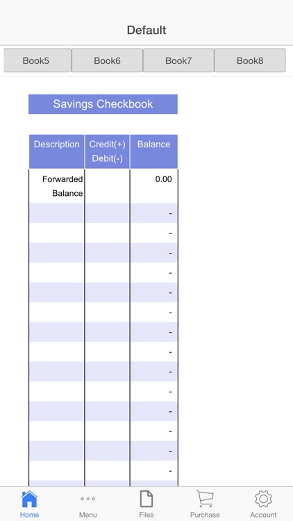 Savings Check Book screenshot-4