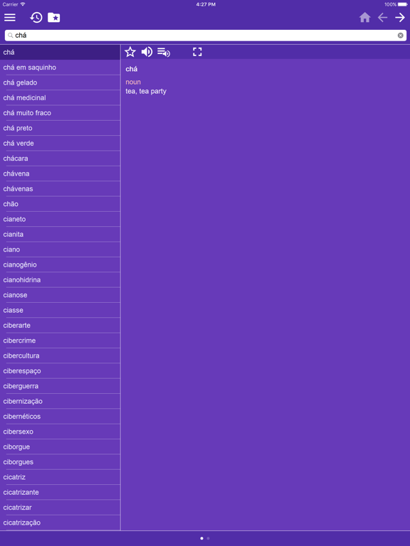 Screenshot #5 pour English Portuguese free dictionary