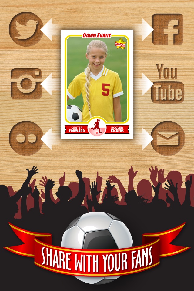 Soccer Card Maker - Make Your Own Custom Soccer Cards with Starr Cards screenshot 4