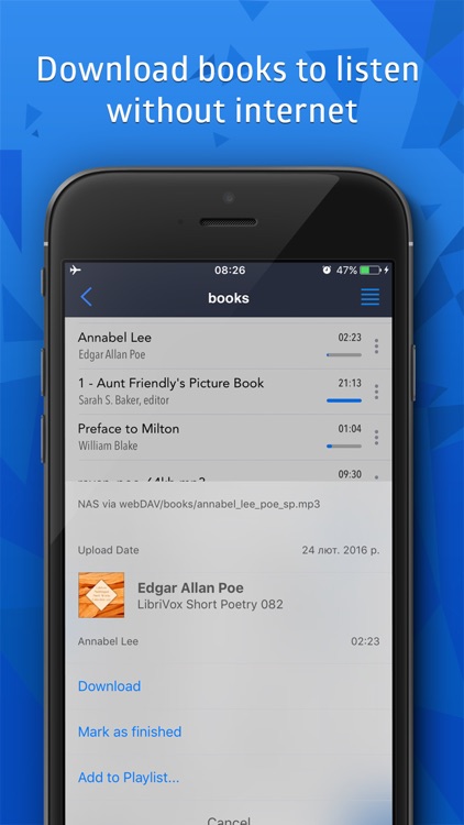 Cloudbeats: audiobooks player screenshot-3