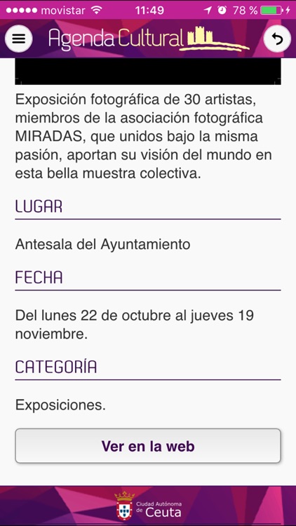 Agenda Cultural Ceuta screenshot-3