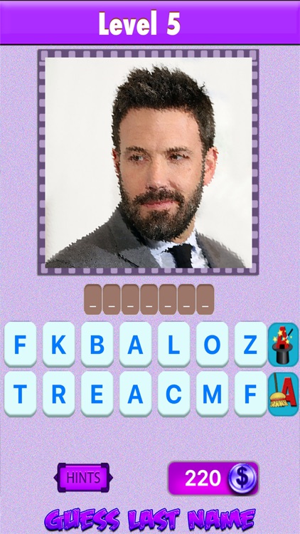 Top Celebrity Quiz Photo Trivia -guess famous tv & movie pop star icons last name screenshot-3