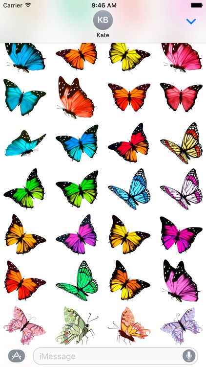 Beautiful Butterfly Sticker Pack