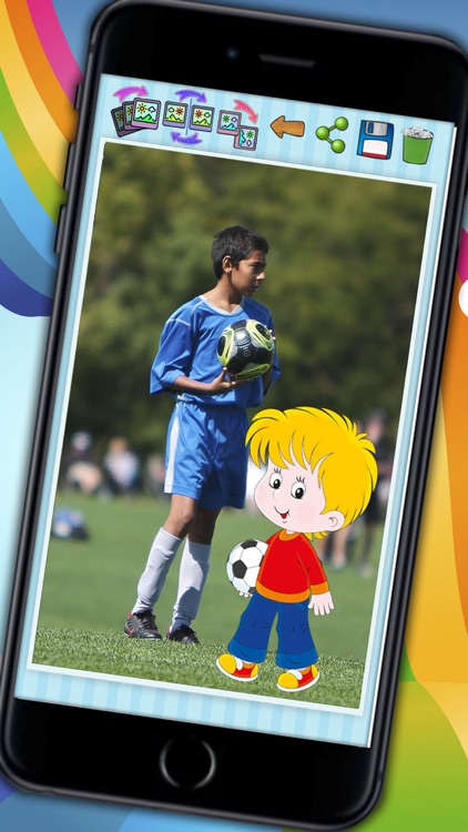 Football Stickers and soccer adhesives for photos