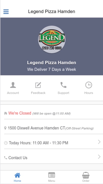 Legend Pizza Hamden