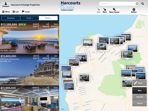 Harcourts Prestige Properties for iPad screenshot 2