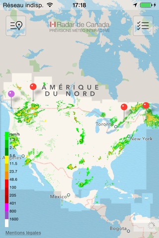 Weather Radar Canada - Rain screenshot 2