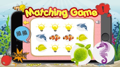 How to cancel & delete Find the Pair Sea Animals Free Matching Kids Games from iphone & ipad 2
