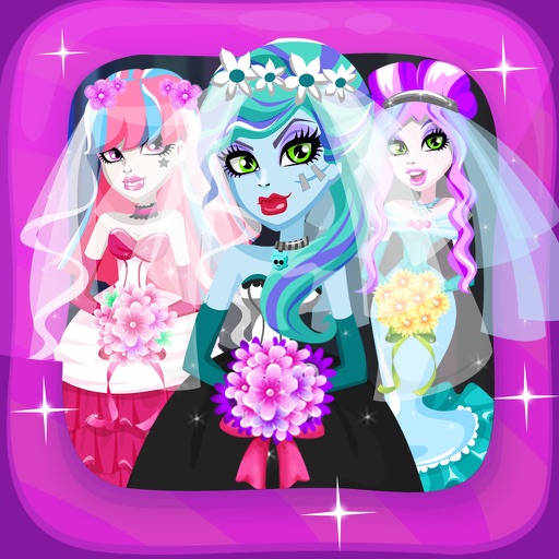 Monster Wedding Dress Up: Bride Wishes Salon Games icon