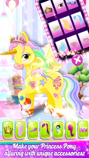 Cute Pink Princess Pony Makeover(圖4)-速報App