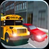 3D School Bus Driving Simulator 2016 - Drive school bus and pickup school boys and girls and  avoid heavy traffic in city