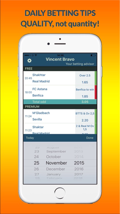 Vincent Bravo | Sports Betting Tips Expert PRO screenshot-3