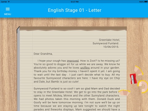 A+ Achieve English Skills (Level 1 - Stage 1) screenshot 2