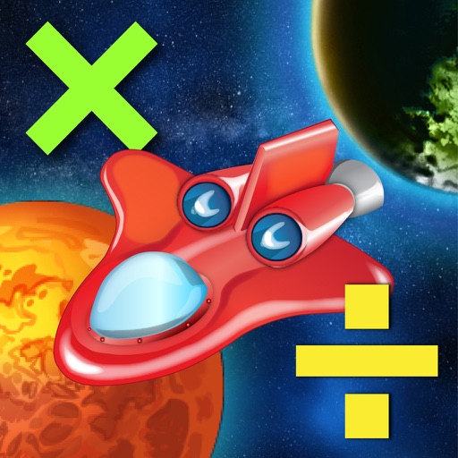 Space Mathematics: Multiplication and Division icon