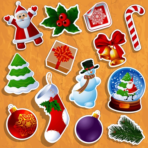 Marry Christmas Free Stickers Photo Editor