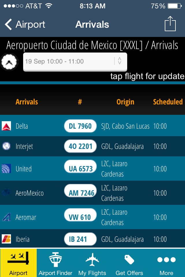 Mexico City Airport MEX +Radar screenshot 3