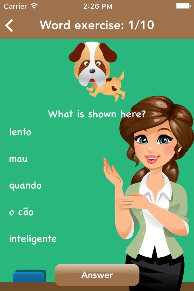 Portuguese Class Lite screenshot 2