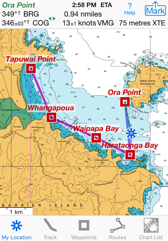 iSailGPS NZ : NZ Marine Charts screenshot 3