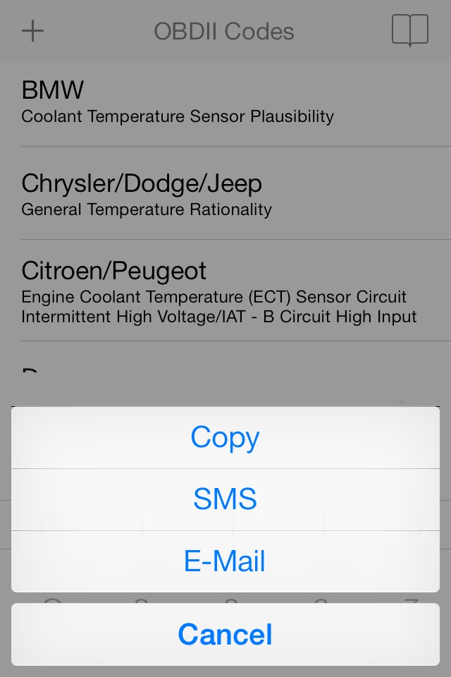 OBDII Trouble Codes screenshot 2