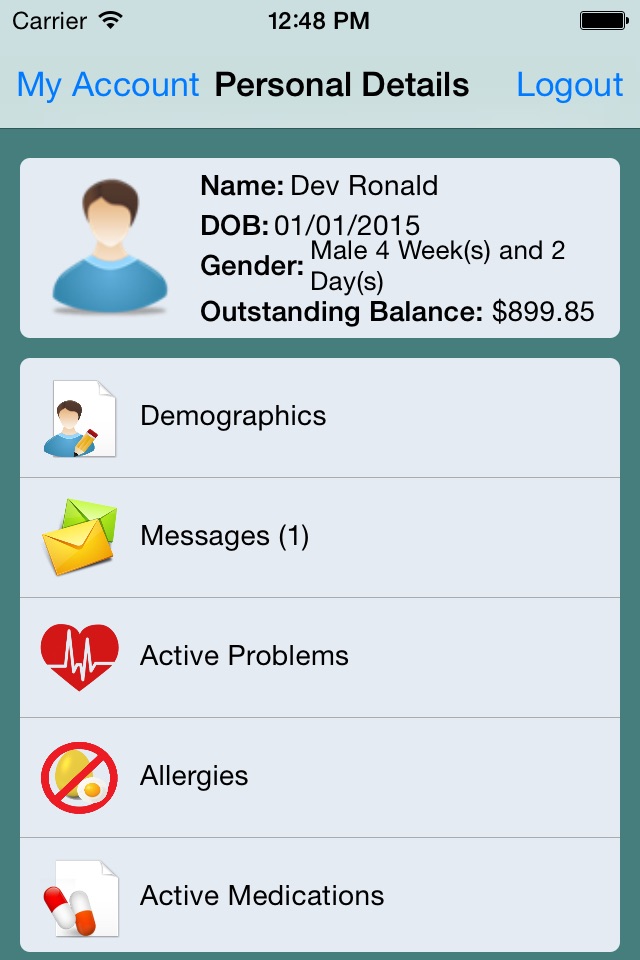 myPersonalChart screenshot 4