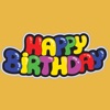 Happy Birthday sticker emoji