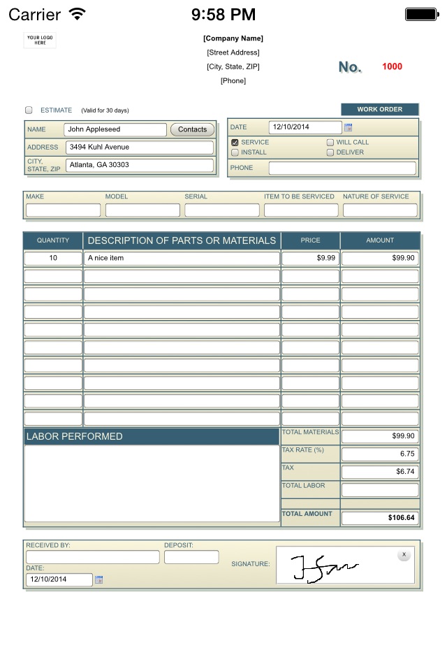 Forms-2-Go screenshot 2