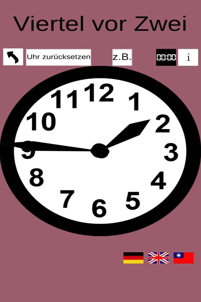die Uhr (for tutor) screenshot 2