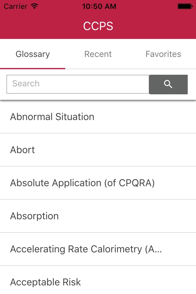 CCPS Glossary screenshot 4