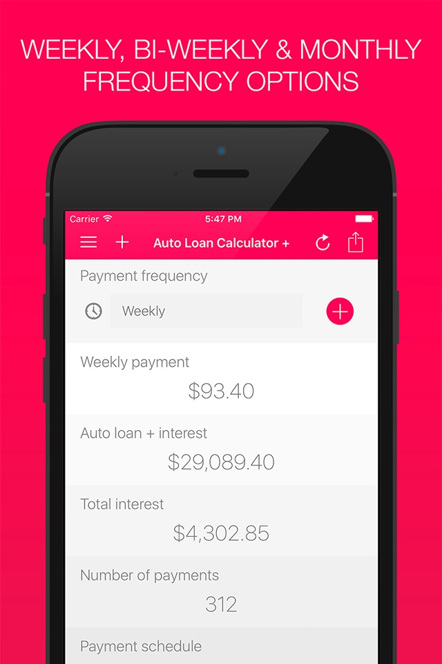 Auto Loan Calculator + screenshot 4