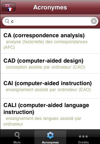 Dictionnaire technique screenshot 4