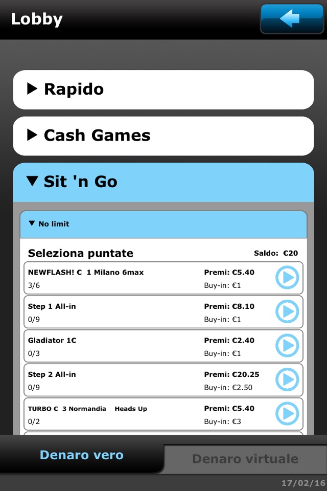 Betflag Poker screenshot 2