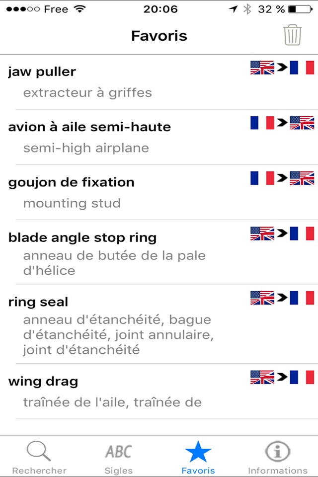 Dictionnaire aéronautique screenshot 3