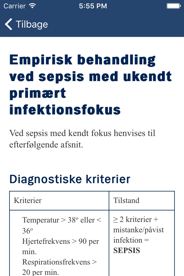 Antibiotika.dk screenshot 2