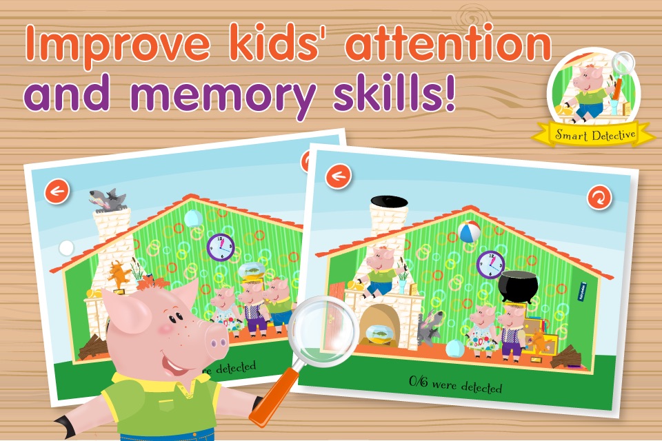 The Three Little Pigs Free - Interactive bedtime story book screenshot 2