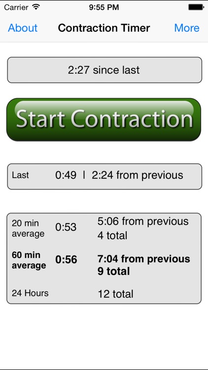 Contraction Timer Lite screenshot-0