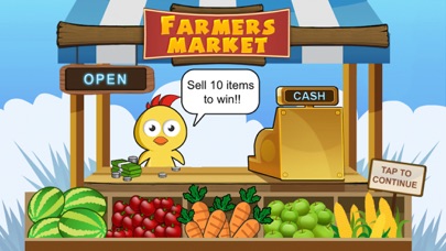 How to cancel & delete Tiny Chicken Learns Currency : Farmers Market from iphone & ipad 1