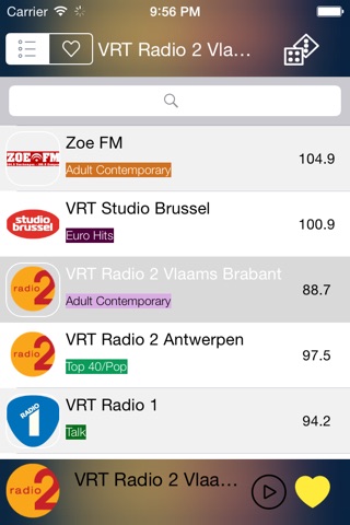 Radio - FM - Radios Belgique screenshot 2