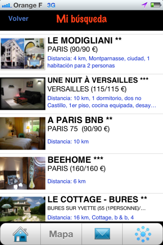 Chambres d'hotes et gites screenshot 2