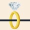 A ring in hopes of having the biggest diamond of the world is flying and collecting all small diamonds to be the most expensive ring