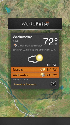 WorldPulse Pro Earth Weather Clouds & Temperature(圖1)-速報App