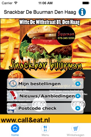 Snackbar De Buurman screenshot 2