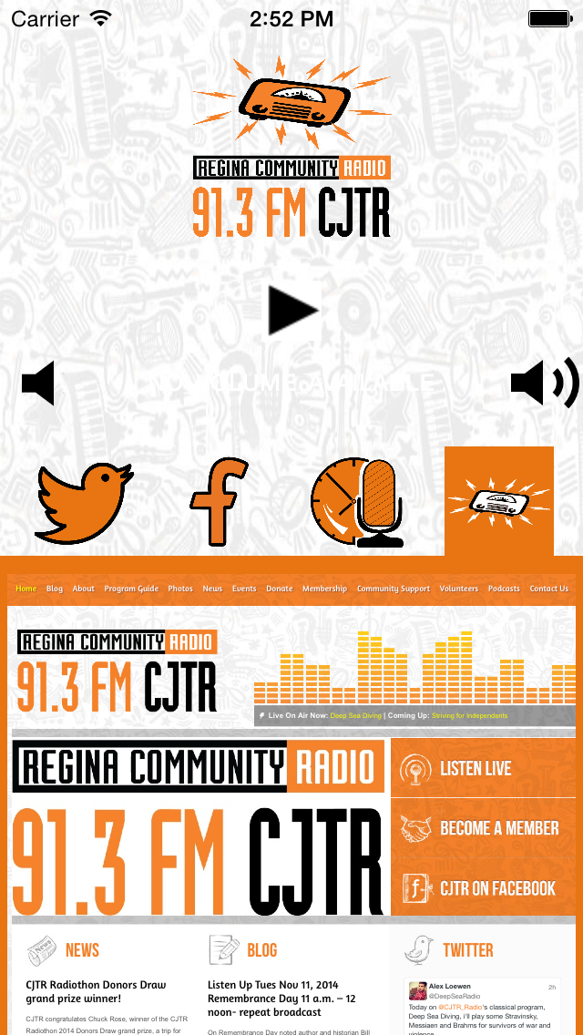 How to cancel & delete 91.3 FM CJTR Regina Community Radio App from iphone & ipad 2