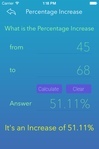 Percentage Calci screenshot 4