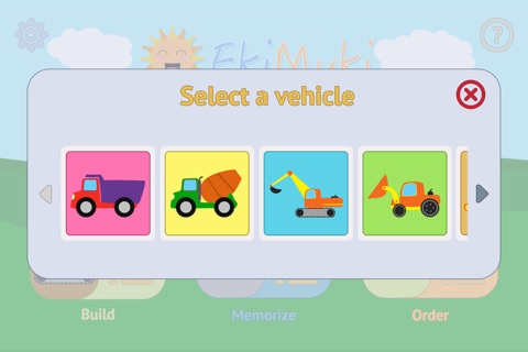 EkiMuki - Learn by playing with vehicles screenshot 2