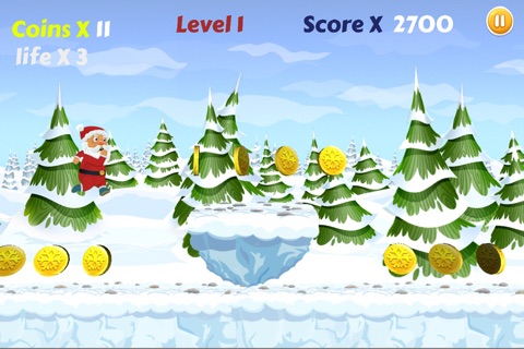 A Santa Run: Fun Christmas Game for Free to Everyone screenshot 3