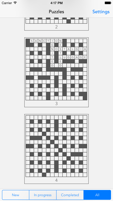 Four Down: Beautiful Crosswordsのおすすめ画像5