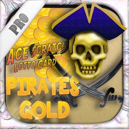 Ace Scratch Lotto Card PRO - Pirates Gold Casino Lottery Lucky Cash icon