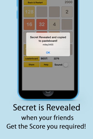 2048.secret - Share Secrets and Beat the Game to Reveal it! screenshot 3